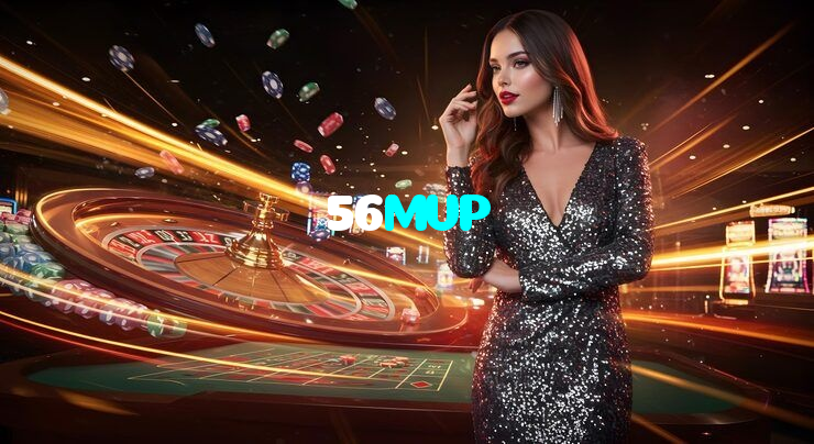 56MVP casino presented on mobile device in Pakistan with slots and live games